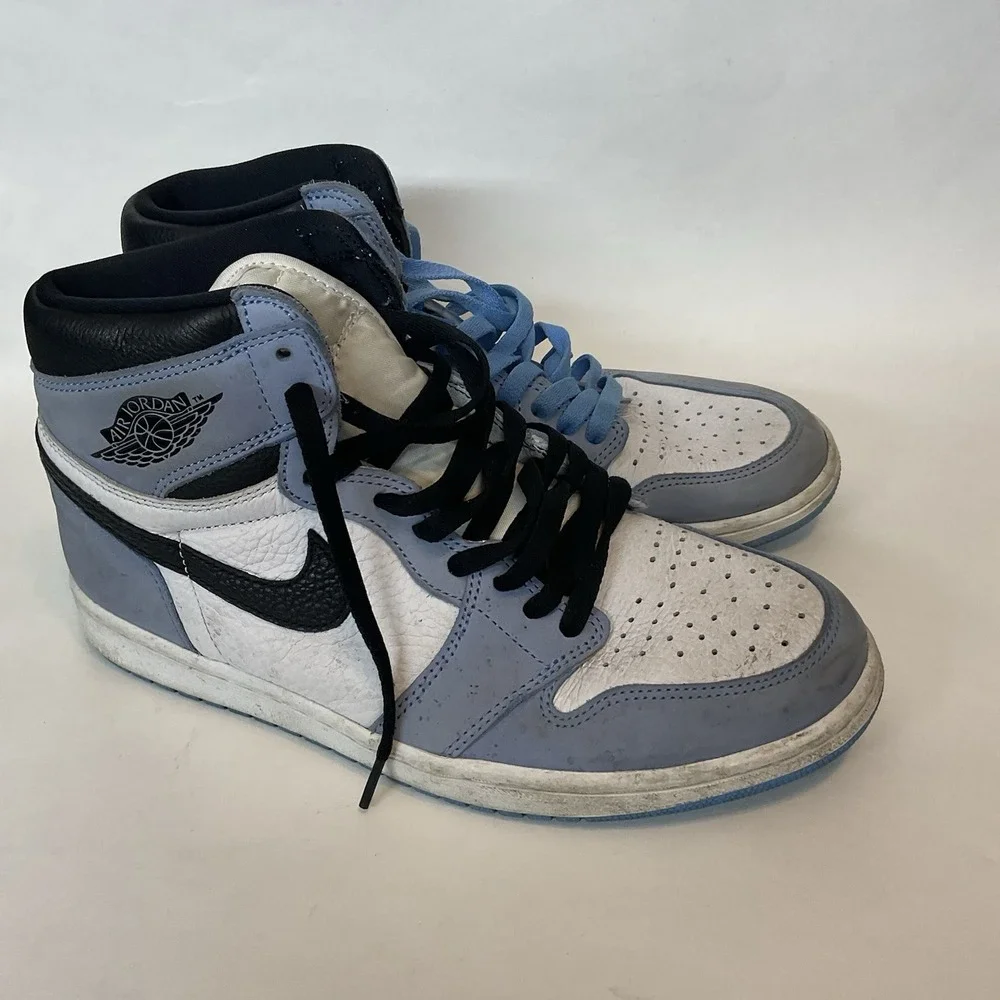 Nike Air Jordan 1 Retro OG High University Blue Sneakers Shoes‎ size 10,5